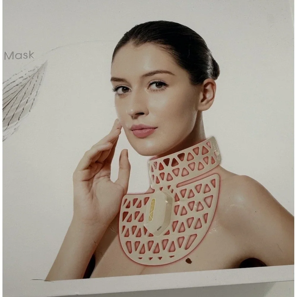 Numiere Feather Neck & Decollete LED Mask Red Light Therapy Anti-Aging- Open Box